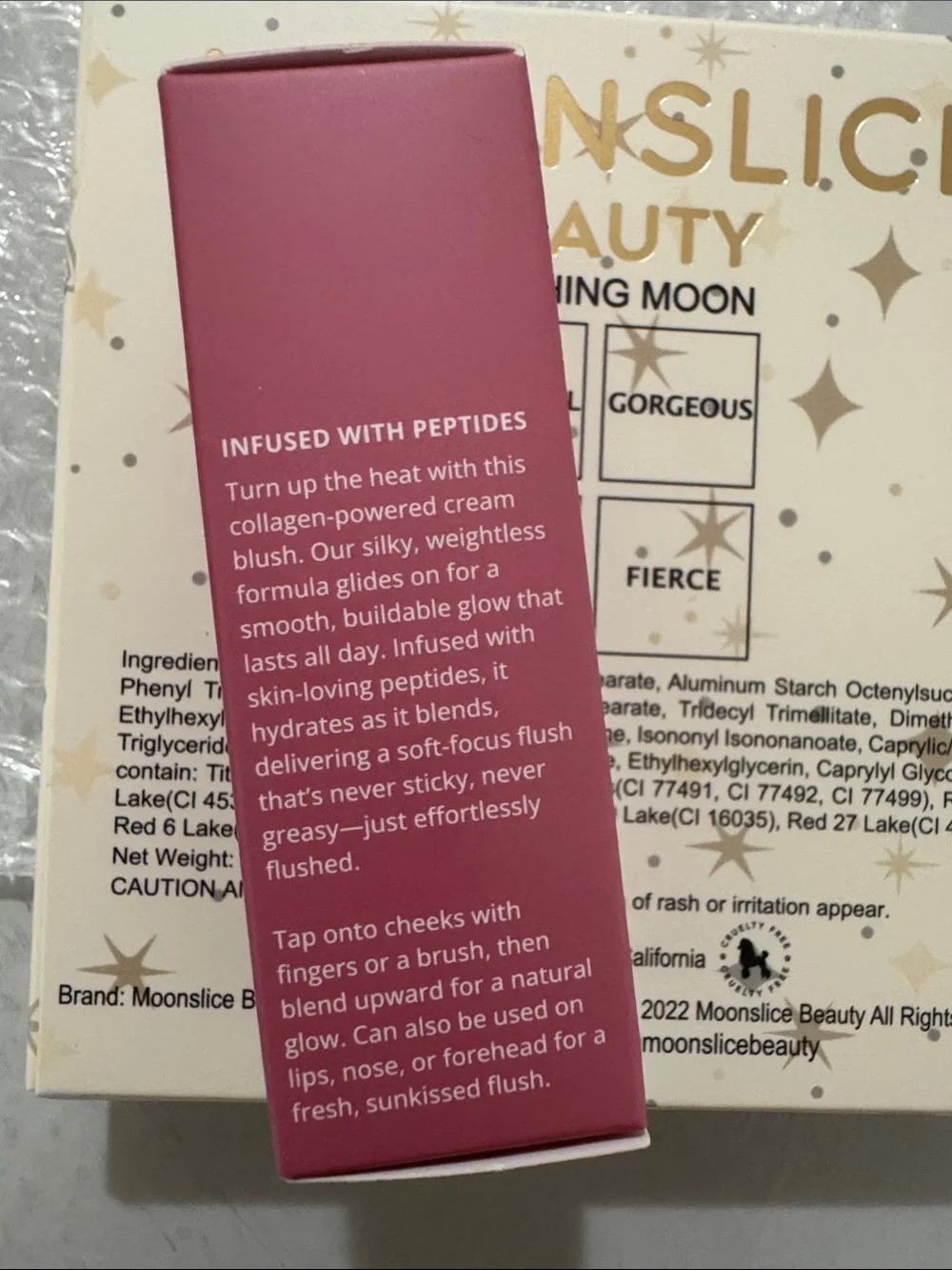 New Moon Slice Beauty Blush + Defiance Beauty Blush – Never Opened